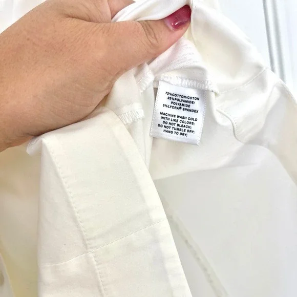 Lafayette 148 New York Ivory Button Up Shirt $448 Elegant Cuffs Women's Size 8‎ - Picture 5 of 8